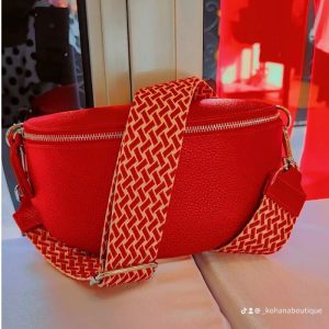 Red Busta Plastica Chest bag